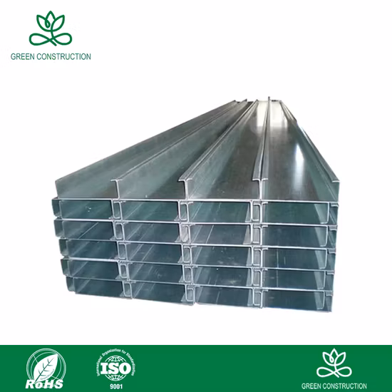 Arcareccio Z/C in acciaio zincato dalla Cina di Chiese Q235B utilizzato per magazzino e officina di strutture in acciaio